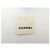 NUOVO FULLETTO CHANEL MOTIVO LOGO CC CAMELIA BORSA P01773V02365 1993 COTONE BLU - vista 10