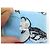 NUOVO FULLETTO CHANEL MOTIVO LOGO CC CAMELIA BORSA P01773V02365 1993 COTONE BLU - vista 11