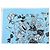 NUOVO FULLETTO CHANEL MOTIVO LOGO CC CAMELIA BORSA P01773V02365 1993 COTONE BLU - vista 2