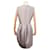 ROBE YVES SAINT LAURENT 207466 DRAPEE FW 2008 EN SOIE GRISE 40 M GREY SILK DRESS  - vue 3