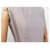 ROBE YVES SAINT LAURENT 207466 DRAPEE FW 2008 EN SOIE GRISE 40 M GREY SILK DRESS  - vue 6