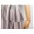 ROBE YVES SAINT LAURENT 207466 DRAPEE FW 2008 EN SOIE GRISE 40 M GREY SILK DRESS  - vue 9