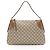 Borsa a tracolla grande Gucci GG Supreme Emblem Marrone Beige