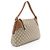 Borsa a tracolla grande Gucci GG Supreme Emblem Marrone Beige - vista 2