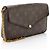 Louis Vuitton Monogram Canvas Felicie Pochette Brown - view 2