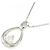 Autre Marque Collana con Diamanti Pt900/Pt850 Argento - vista 3