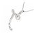 Autre Marque Collana in platino e diamanti Argento - vista 4