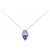 Autre Marque Collana in Tanzanite e Diamanti Pt900 Pt850 Porpora
