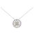 Autre Marque Collana in oro bianco Au750 e diamanti Argento