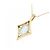 Autre Marque Collana con diamante e topazio blu Au750 - vista 4
