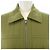 Hermès Abrigo de seda y cachemira Hermes Verde Caqui - vista 6