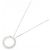 Colar Cartier Love Half Diamond 750 Ouro Branco Prata - vista 2