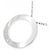 Colar Cartier Love Half Diamond 750 Ouro Branco Prata - vista 4