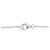 Colar Cartier Love Half Diamond 750 Ouro Branco Prata - vista 5