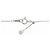 Autre Marque Collana Flower Pave Diamond in Au750 Argento - vista 5