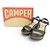 Autre Marque Sandali in pelle Camper DAMAS Nero - vista 11