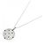 Autre Marque Collana in Alexandrite e Diamanti Pt900 Pt850 Argento - vista 2