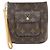 Louis Vuitton Monogram Schultertasche Braun Bronze