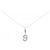 Autre Marque Collana in oro bianco Au750 e diamanti Argento
