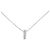 Autre Marque Collana in oro bianco Au750 e diamanti Argento
