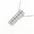 Autre Marque Collana in oro bianco Au750 e diamanti Argento - vista 3