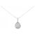 Autre Marque Collana in oro bianco Au750 e diamanti Argento