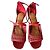 Sandali rossi in pelle e camoscio & Other Stories Rosso