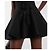 Alaïa Gonna svasata nera con lacci Nero - vista 5