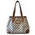 Louis Vuitton Hamstead PM Damier Azur Bianco Damier ebene