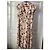 Autre Marque Cremefarbenes Midi-Kleid mit Blumenprint Rot Roh - Ansicht 4