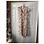 Autre Marque Cremefarbenes Midi-Kleid mit Blumenprint Rot Roh - Ansicht 5