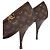 Louis Vuitton Décolleté Punta Monogram Mini Lin Marrone - vista 12