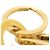 Portachiavi Loewe Hamster Anagram Charm Multicolore D'oro - vista 5