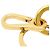 Portachiavi Loewe Hamster Anagram Charm Multicolore D'oro - vista 6