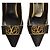Louis Vuitton Décolleté Baroque in pelle nera Nero - vista 13