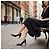 Louis Vuitton Décolleté Baroque in pelle nera Nero - vista 4