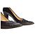 Louis Vuitton Décolleté Monogram Satin Mini Lin - Pelle Nera 39 Nero - vista 14