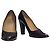 Louis Vuitton Décolleté Monogram Satin Mini Lin - Pelle Nera 39 Nero - vista 2