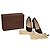 Louis Vuitton Décolleté Monogram Satin Mini Lin - Pelle Nera 39 Nero - vista 7