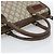 Borsa GUCCI GG Supreme Web Sherry Line PVC Beige Oro Auth 185508 D'oro - vista 7