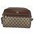 Borsa GUCCI GG Supreme Web Sherry Line PVC Beige Oro 001 56 6472 Auth 185031 D'oro - vista 13