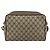 Borsa GUCCI GG Supreme Web Sherry Line PVC Beige Oro 001 56 6472 Auth 185031 D'oro - vista 2
