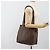 Céline Borsa Tote CELINE Macadam in tela PVC e pelle Marrone Oro Auth BA13283 D'oro - vista 22