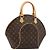 LOUIS VUITTON Borsa Monogram Ellipse MM M51126 LV Auth 185070V Monogramma