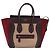 Céline Borsa CELINE Luggage Micro Shopper in Pelle Bordeaux Oro Autentica 185495A D'oro Bordò - vista 13