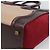 Céline Borsa CELINE Luggage Micro Shopper in Pelle Bordeaux Oro Autentica 185495A D'oro Bordò - vista 15