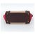 Céline Borsa CELINE Luggage Micro Shopper in Pelle Bordeaux Oro Autentica 185495A D'oro Bordò - vista 5