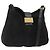 Borsa a tracolla FENDI Mamma Baguette in scamosciato nero e oro Auth 185022 D'oro