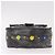 FENDI Borsa a tracolla Floral Mamma Baguette in feltro Grigio Argento Autentica 185390SAM Marrone - vista 5