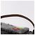 FENDI Borsa a tracolla Floral Mamma Baguette in feltro Grigio Argento Autentica 185390SAM Marrone - vista 8